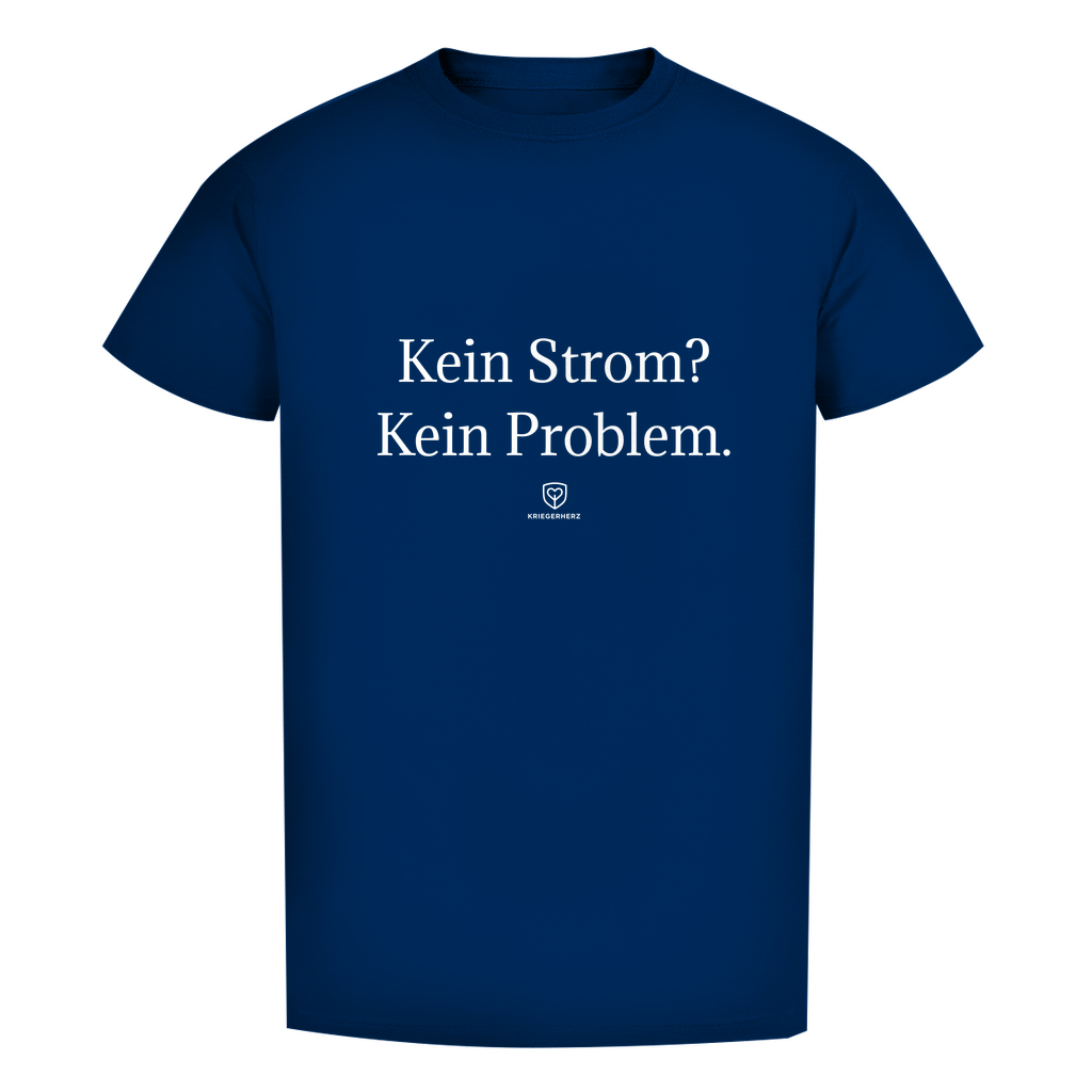 Kein Strom? Kein Problem. T-Shirt Herren