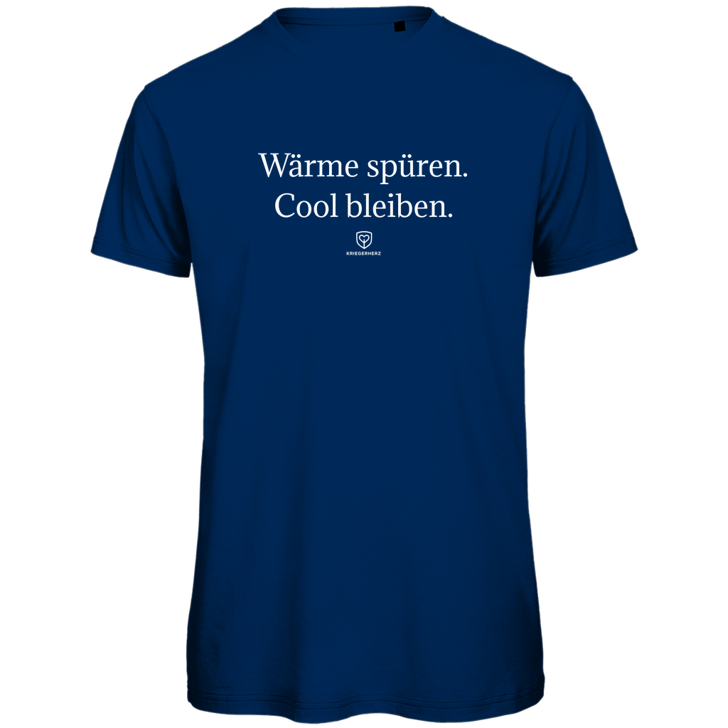 Wärme spüren. Cool bleiben. T-Shirt Herren