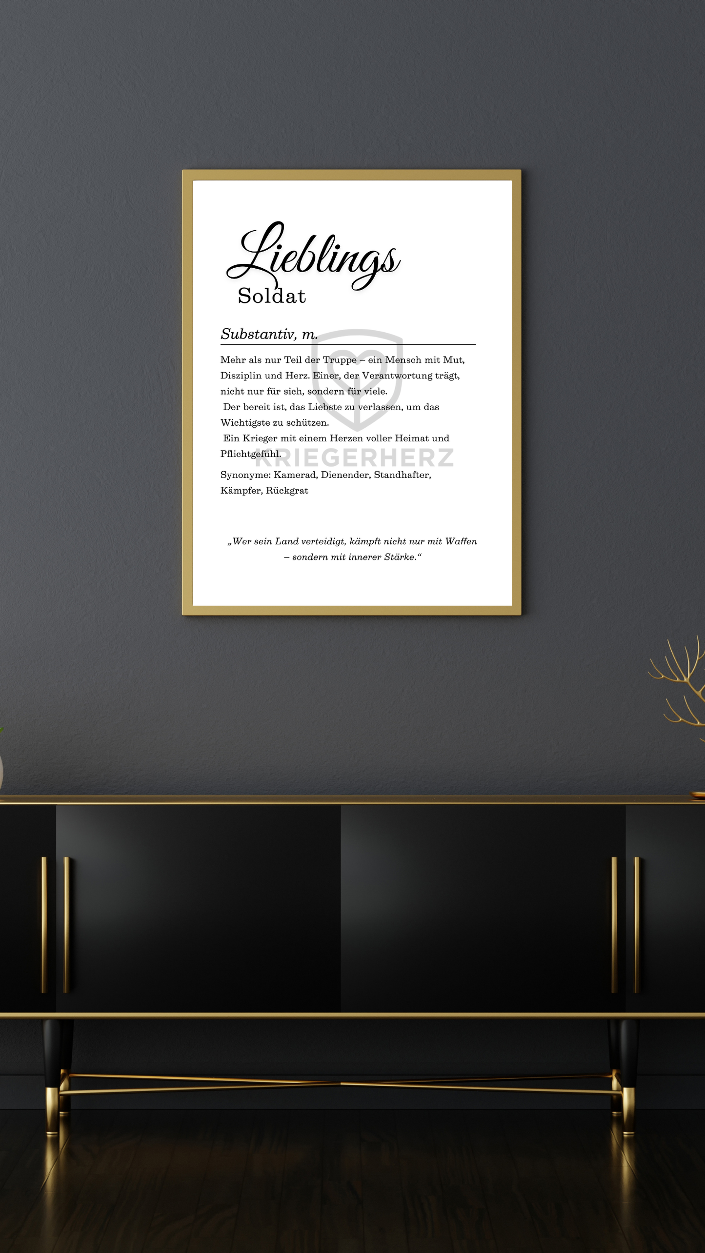 Lieblings Soldat Poster – Digitaler Download