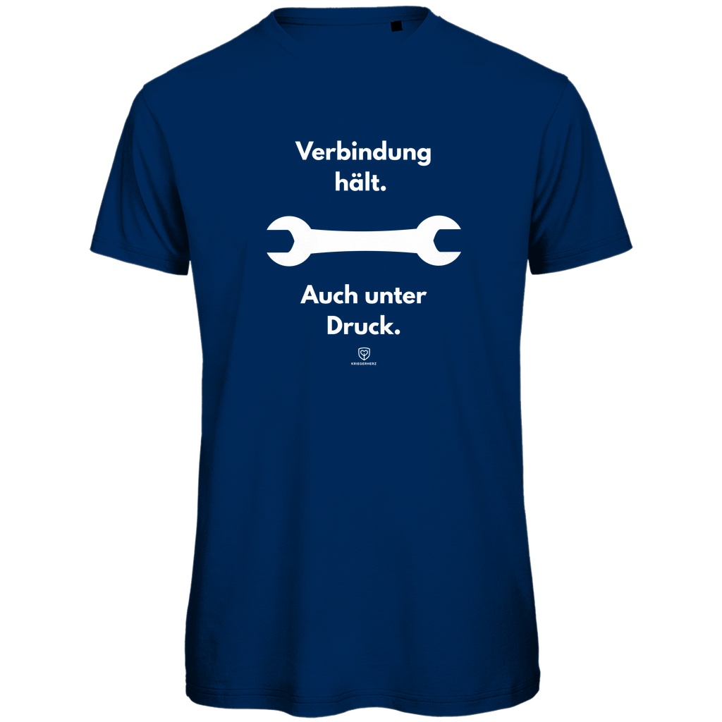 Verbindung hält. Auch unter Druck. T-Shirt Herren