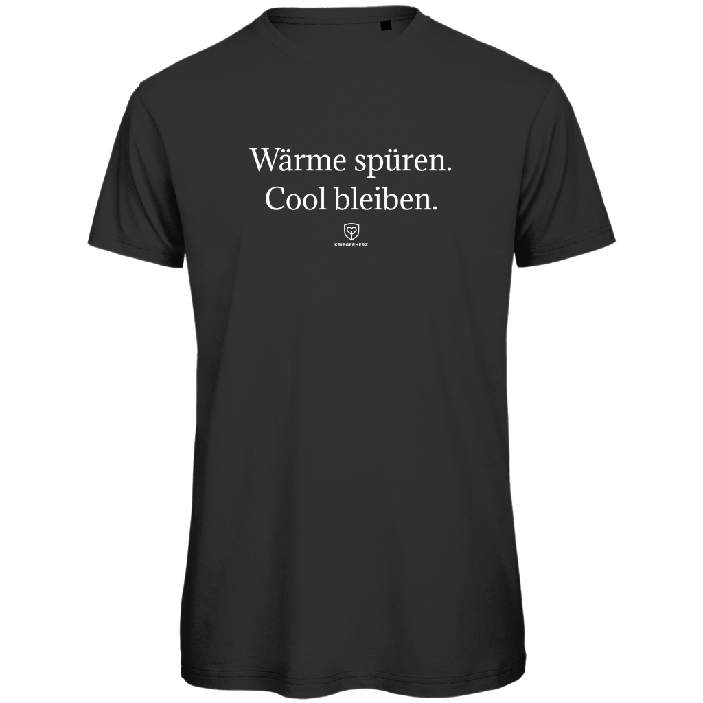 Wärme spüren. Cool bleiben. T-Shirt Herren