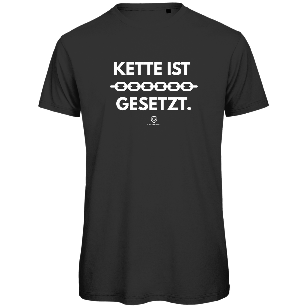 Kette ist gesetzt. T-Shirt Herren