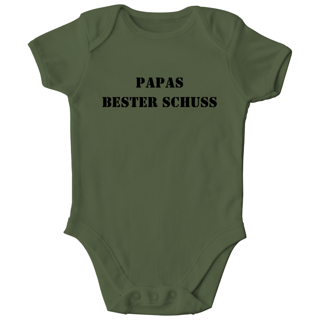 Papas bester Schuss KRIEGERHERZ Baby Body