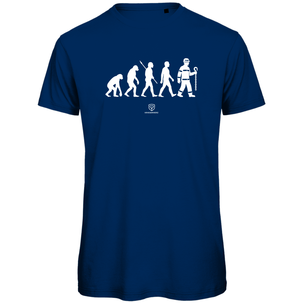 Vom Urzeitmensch zum Einsatzprofi T-Shirt Herren