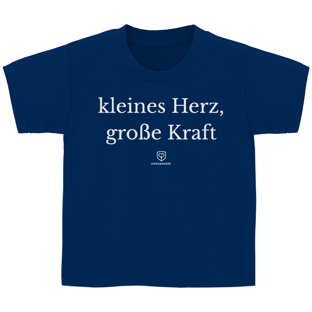 Kinder T-Shirt „Kleines Herz, große Kraft“