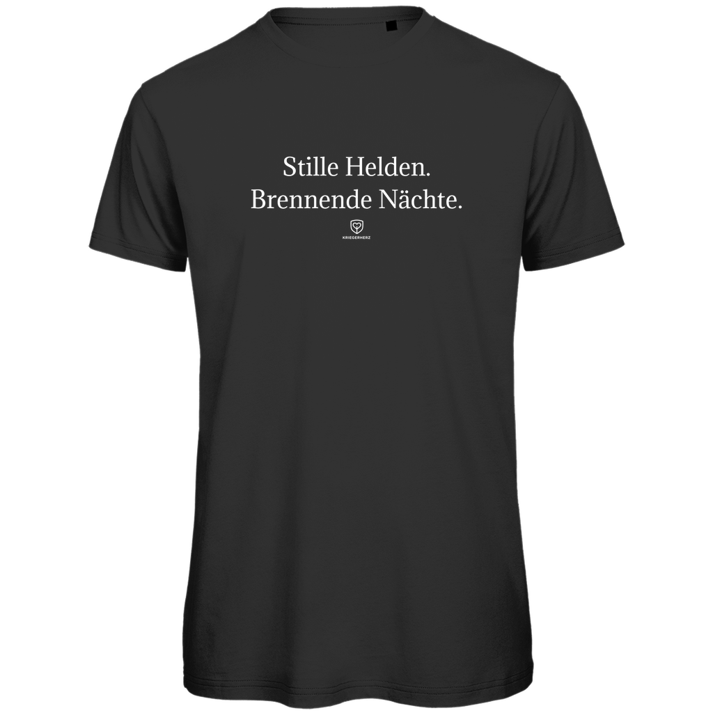 Stille Helden. Brennende Nächte. T-Shirt Herren