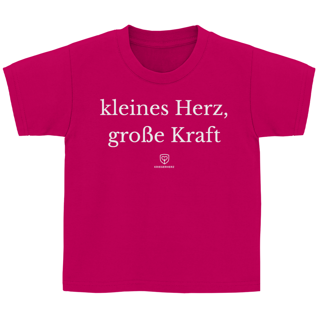 Kinder T-Shirt „Kleines Herz, große Kraft“