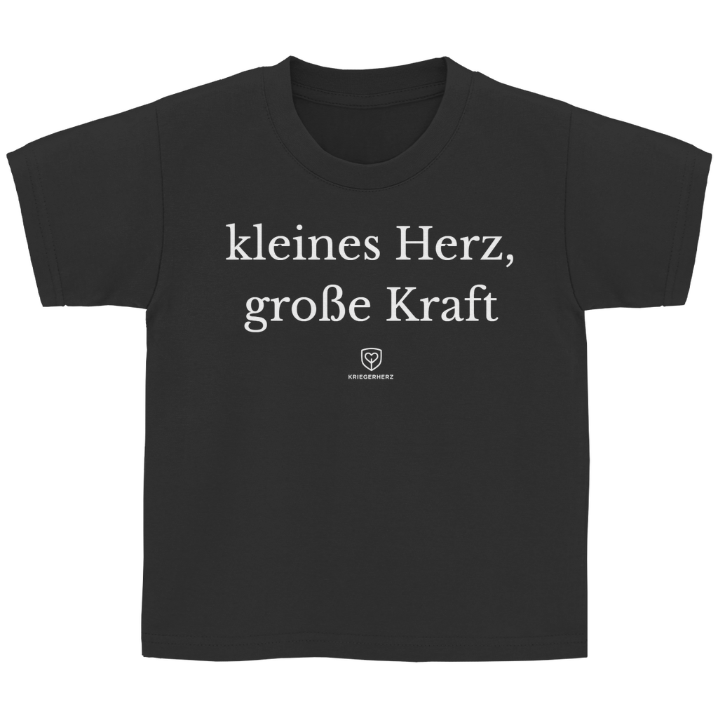Kinder T-Shirt „Kleines Herz, große Kraft“