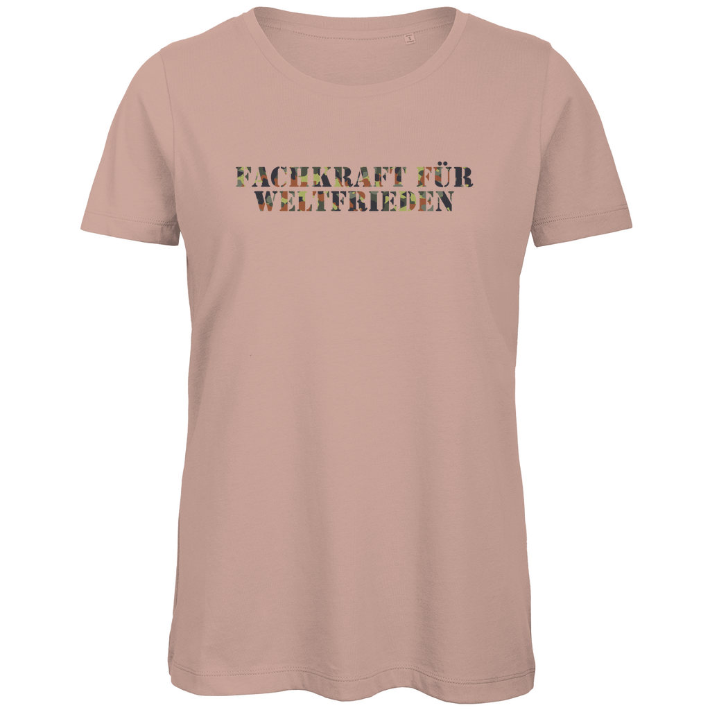 Fachkraft für Weltfrieden T-Shirt Damen