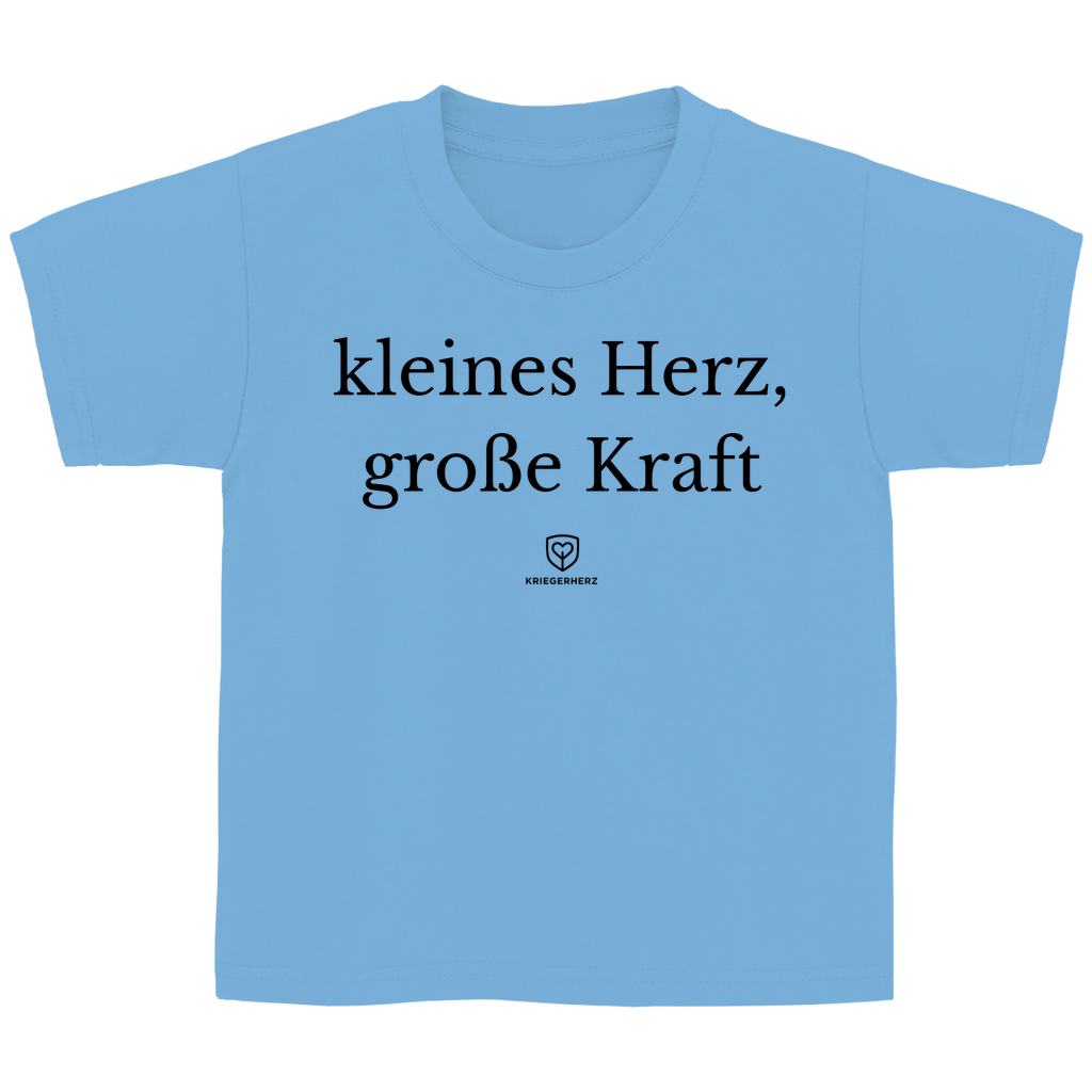 Kinder T-Shirt „Kleines Herz, große Kraft“