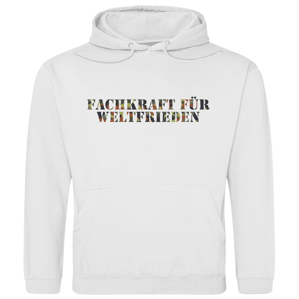 Fachkraft für Weltfrieden Hoodie Herren