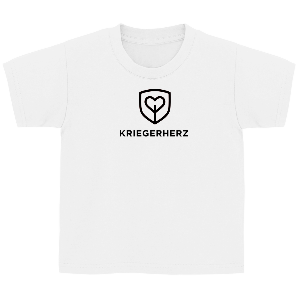 KRIEGERHERZ großes Logo Kinder T-Shirt