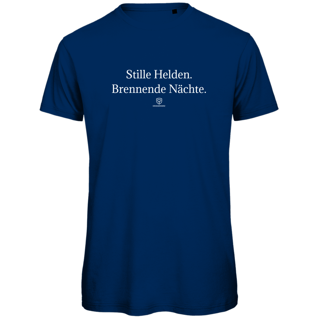 Stille Helden. Brennende Nächte. T-Shirt Herren