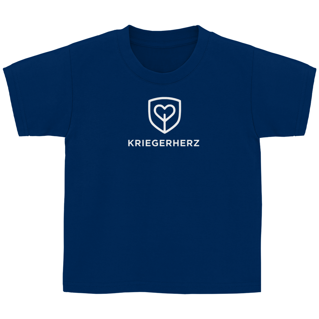 KRIEGERHERZ großes Logo Kinder T-Shirt