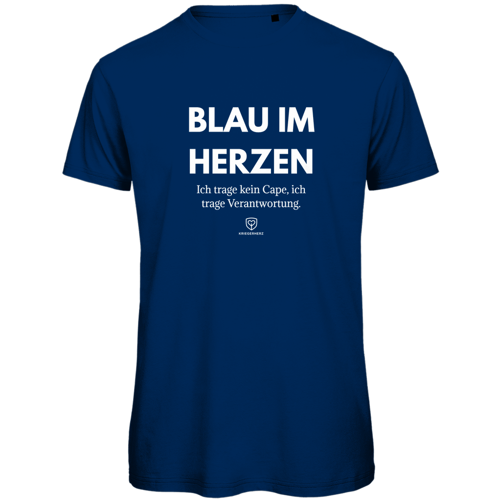 BLAU IM HERZEN – T-Shirt Herren