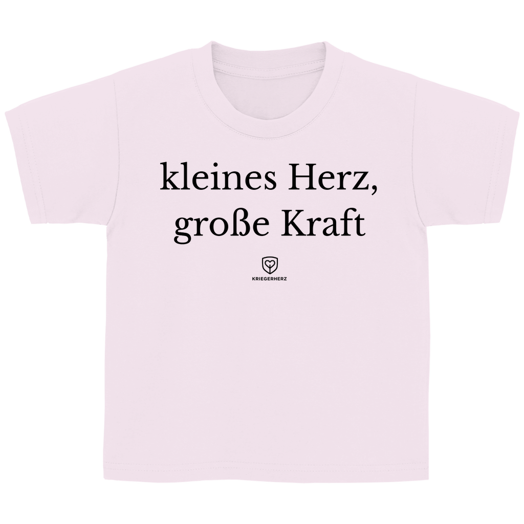 Kinder T-Shirt „Kleines Herz, große Kraft“