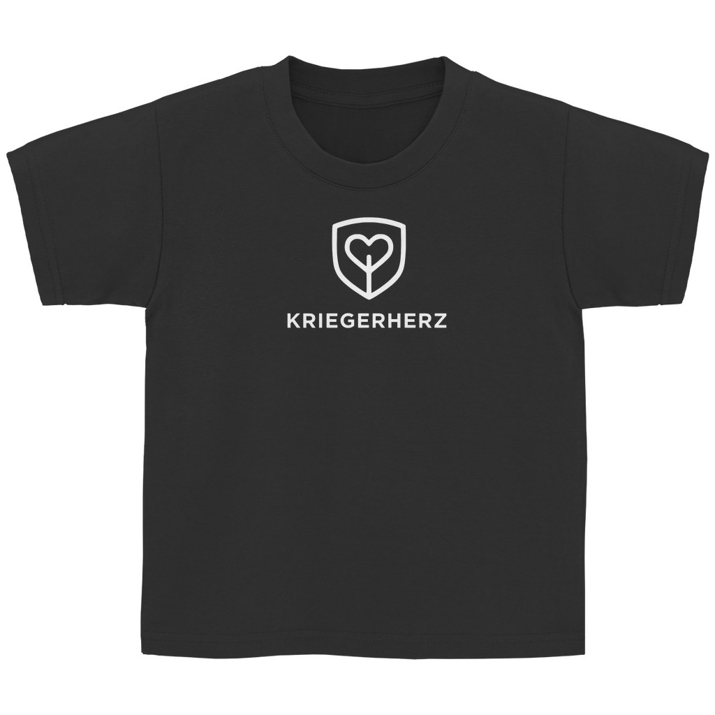 KRIEGERHERZ großes Logo Kinder T-Shirt